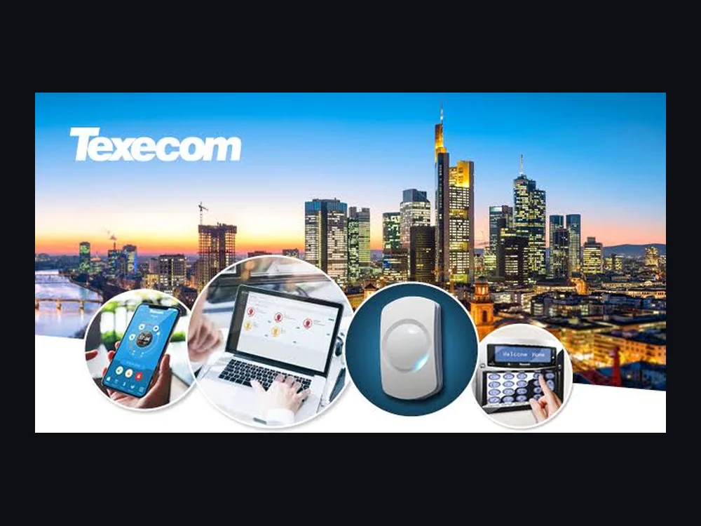 Texecom — πίνακες και πληκτρολόγια συναγερμού με έλεγχο από την εφαρμογή.